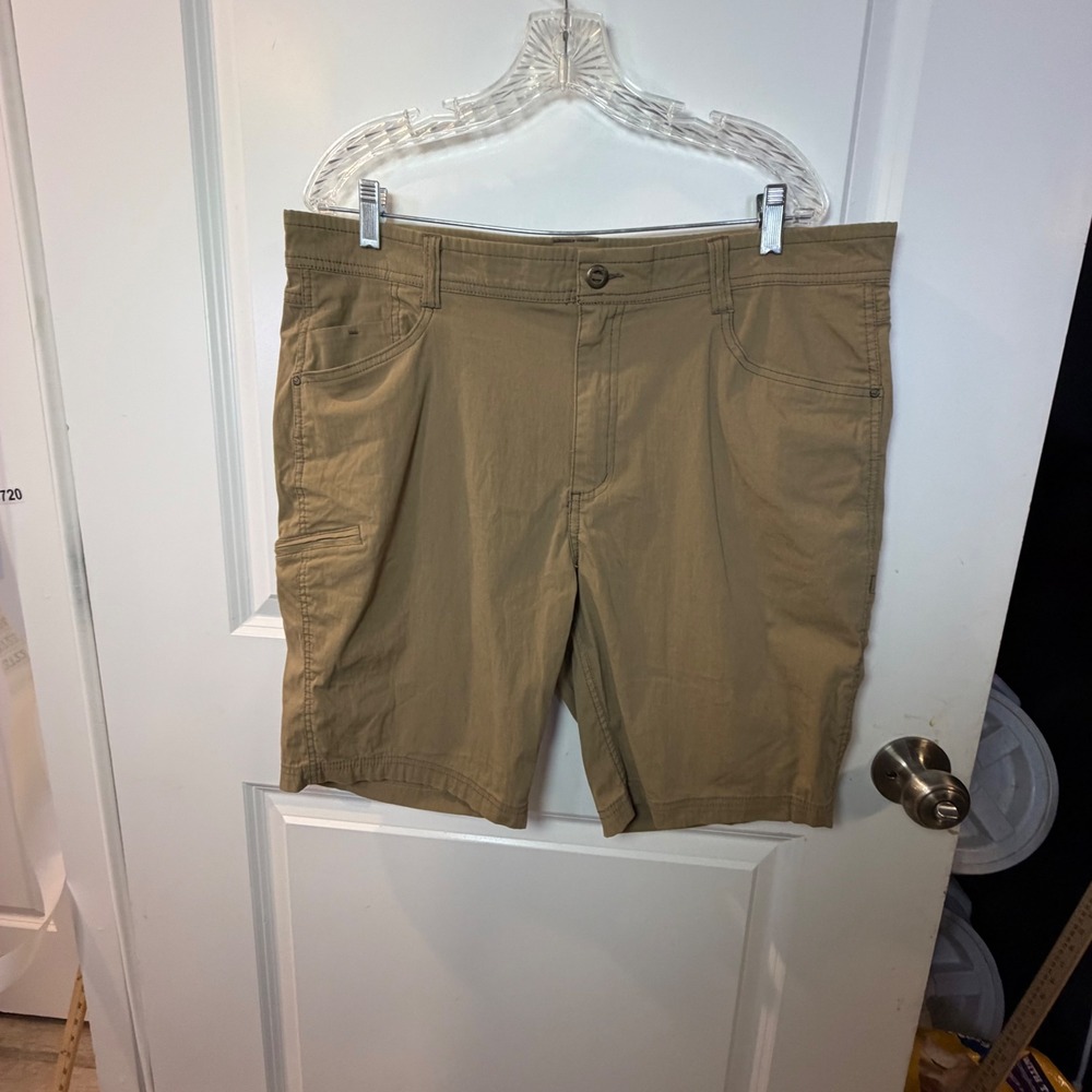 Hawke & Co Mens Dynamic Sport Fiber‎ Stretch Utility Golf Shorts Tan 38